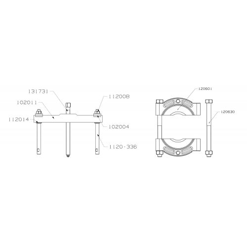 EXTRACTOR FORZA PUENTE Y GUILLOTINA SERIE 1100S-1200